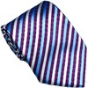 Geotae Zerun - Corbata de seda a rayas para hombre,