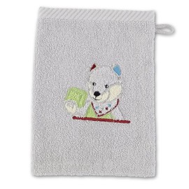 Sterntaler 7201402 – Wash Mitt Wilbur dark grey