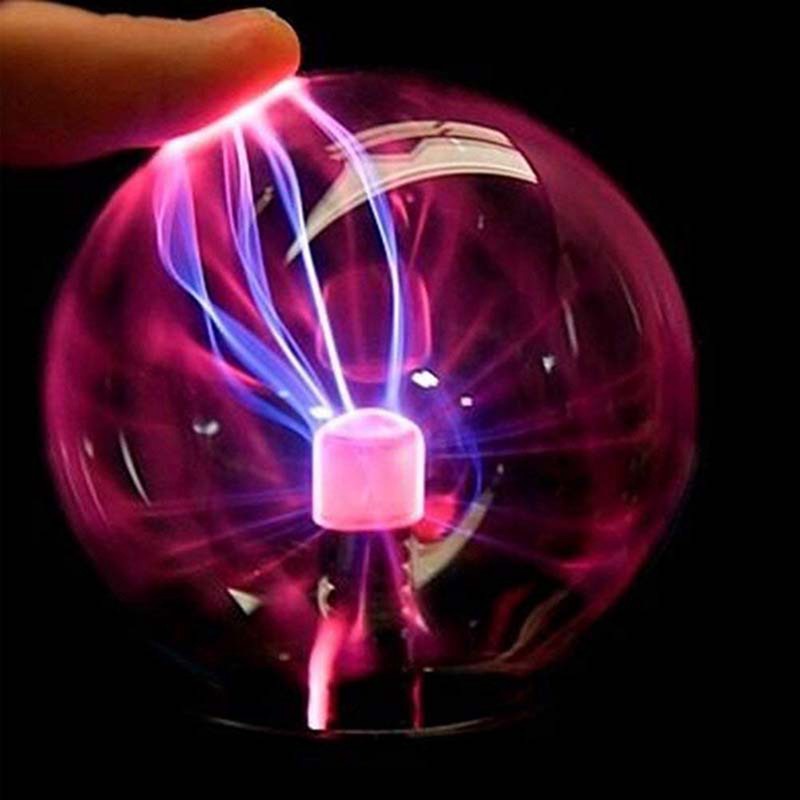 3 Inch USB Base Glass Electrostatic Ball Ion Ball Colorful