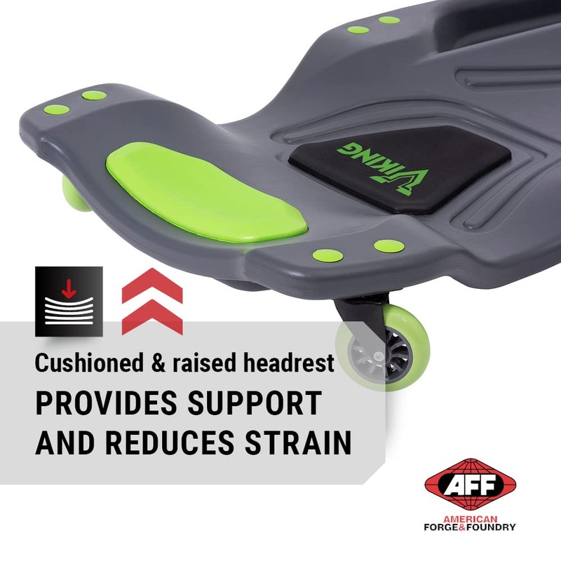 AFF Viking Mechanic's Creeper - Low Profile Ergonomic Design with