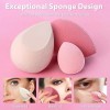 Foonbe 7 Pcs Makeup Sponge Set, Latex Free Makeup Sponges