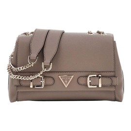 GUESS Eco Ali Convertible Xbody Flap Bag Dark Taupe, Dark taupe