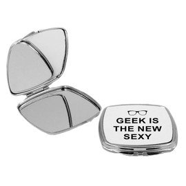 Sam Sandor - Geek is the new Sexy! - Square Compact Mirror Personal Mirror