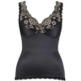 Beauty Reine Front Cloth Body Shaper Wireless, Large Size, Shapewear with Cups, Made in Japan, Basic Black