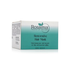 Rosamix Hair Mask – Moisturising Hair Mask for Shiny Hair, Intensive Treatment with Hyaluronic and Moroccan Argan Oil for a Moisture Boost.