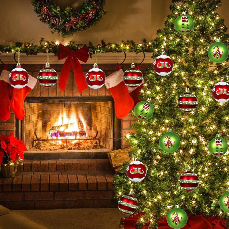 Fanfantoey Latest Christmas Ornaments 2025, 16Pcs Christmas Balls Ornaments for