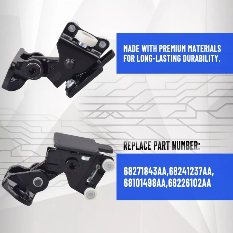 Feiteplus 68271843AA Right Sliding Door Roller For 2014-2022 Ram ProMaster