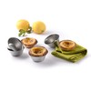 Artame 32204 Edelstahl-Sahnetörtchen-Formen, Set von 4, Pastel