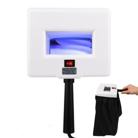 Woods Lamp Analyzer, Portable Detection Light with Black Shade Cloth, 3x Magnification, Human, Cat, Dog Care LB226