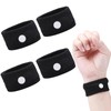 LIANHATA Thin Wristbands, Set of 4, Left & Right Hand