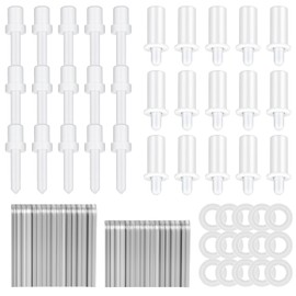 85 PCS Shutter Repair Pins Kit Shutter Blind Pins Plantation Shutters Replacement Parts Spring Loaded Plantation Louvers for Windows Tools Supplies (Mixed Sizes)