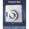 Sararoom 70CFM Bathroom Fan Replacement Parts Compatible with 763RL B