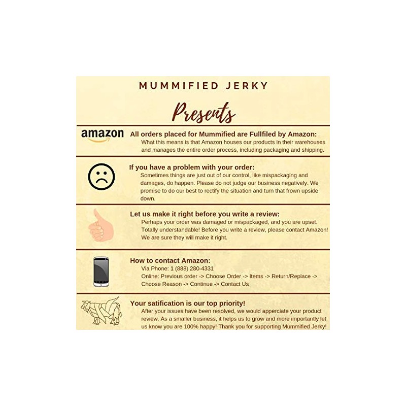 Halal Beef Steak Jerky - King Tut Orange Teriyaki 2.5