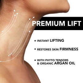 Simon&Tom Premium Lift Neck Firming Cream - 100ml - Double Chin Reducer Cream - Restores Skin Firmness - Anti-Aging Neck Cream - With Bio Argan Oil and Firming Phyto-Tensors - Made in Spain