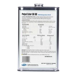 Comstar - Aceite de éster de poliol 68/300 SUS (POE), aceite de refrigeración de alto rendimiento para HFC y HCFC, consumo de energía red...