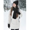 URATOT Women Winter Beanie Hat Scarf Gloves 3 in 1