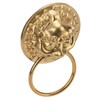 Door Knocker Chinese Style Animal Head Style Modelled Antique Brass