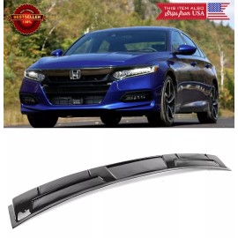 SDZ Rear Roof Spoiler Visor Deflector Vent Sun Rain Wing Shade For 18-22 Accord