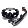 Dry Snorkel Set, Panoramic Wide View, Anti-Fog Scuba Diving Mask,