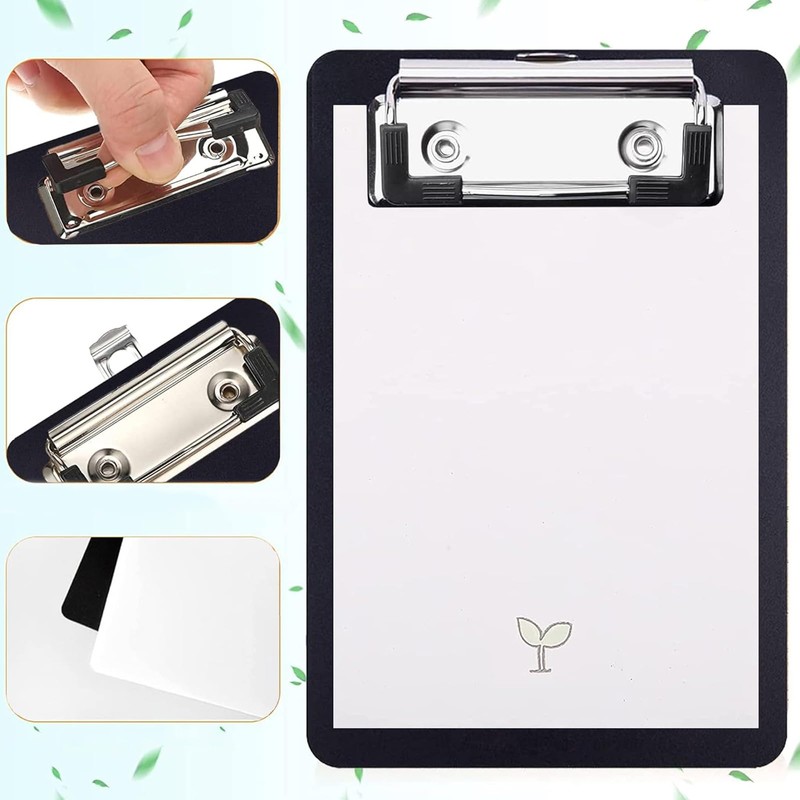 Mini Clipboard, 10 x 15 cm Plastic Clipboard, Small Clipboards