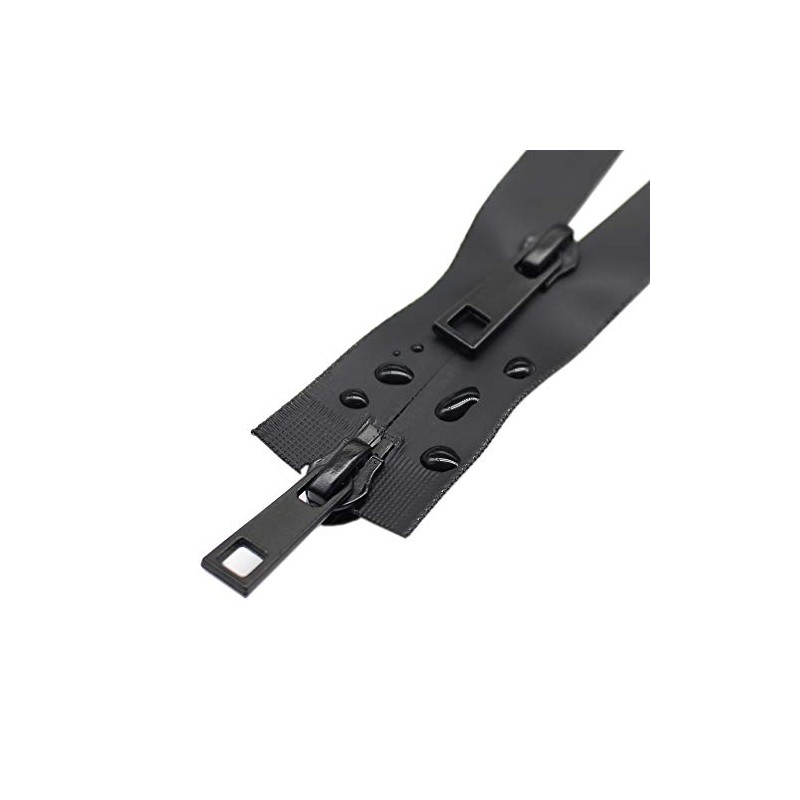 ByaHoGa 90 cm Waterproof Zip 2-Way Separable #5 Black Waterproof