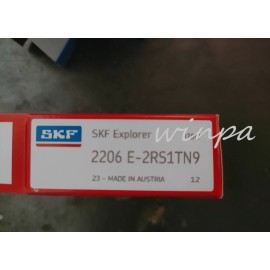 SKF 2206 E 2RS1TN9 Rubber Seal Self Aligning Ball Bearing 30x62x20mm NEW