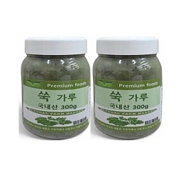 Boabitha Domestic mugwort powder 300g x 2 cans / 국내산 쑥가루 300g x 2통