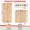 MR CHIPS Jam-Proof Bingo Cards with Sliding Windows, 50 Reusable