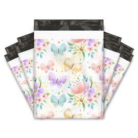 10x13 (100) Butterfly Designer Poly Mailers Shipping Envelopes Premium Printed Bags