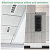2-Pack Door Vents for Interior Doors, 8 x 3 Inch/