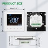 Wengart Digital Thermostat,AC230V Indoor Thermostatic Control,Weekly Programming,Colorful Display Suitable for