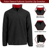 JH DESIGN GROUP Men’s Quarter Zip Thermal Fleece Pullover Sweatshirt