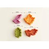 4pcs Fall Leaf Pie Crust Cutters – Spring Plunger Cookie