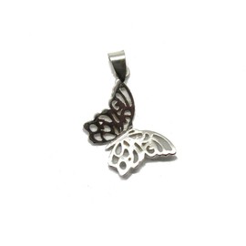 Stilvoll silber anhänger solide 925 Schmetterling PE001328