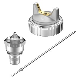 InoKraft Nozzle Set, 1.3mm Needle, Fluid Nozzle and Air Cap Set for Drizzle D1 LVLP Spray Gun, Precise, Durable