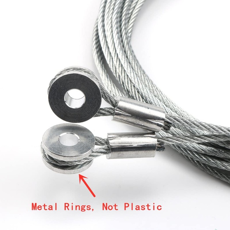 2PCS 150" Replacement Cable Wire - Enclosed Cargo Trailer Ramp