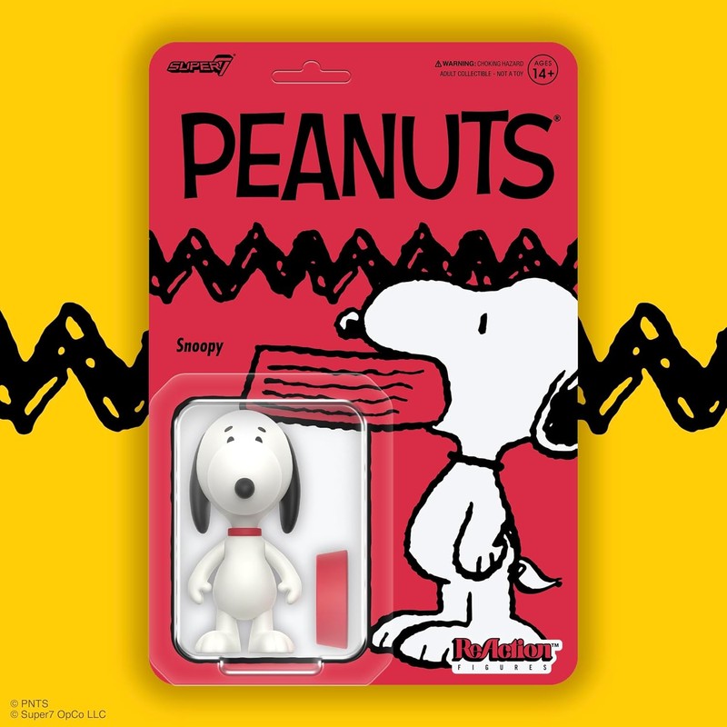 Super7 Peanuts Reaction Figures Wave 07 - Snoopy Action Figure