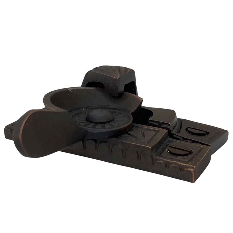 Victorian Window Sash Lock with Bronze Finish