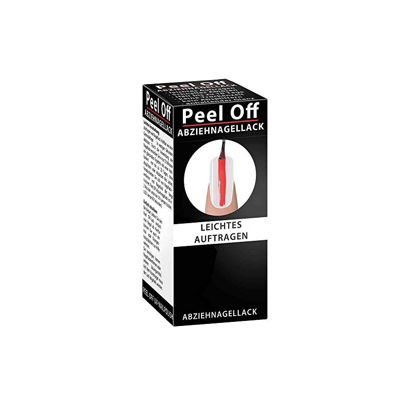 Peel Off - Nagellack zum Abziehen Farbe Pearl-Red-Ruby