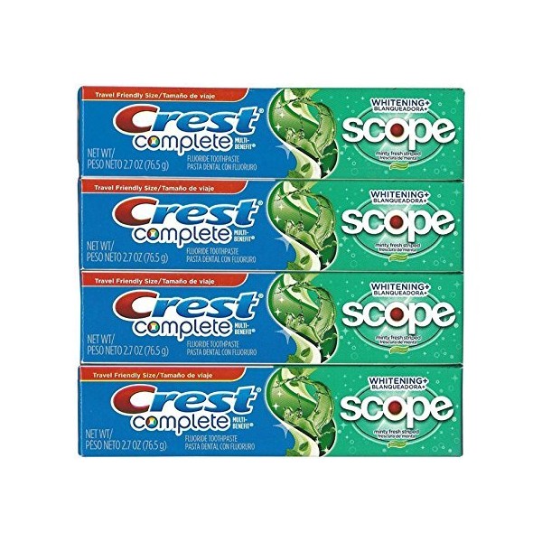 Crest Complete Multi-Benefit Whitening + Scope Minty Fresh Flavor Toothpaste