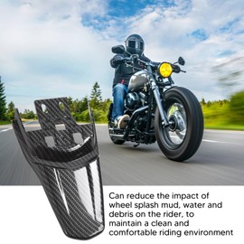 Motorcycle Rear Mudguard Protective Carbon Fiber Sturdy Rear Mudguard Protector Replacement for SurRon Light Bee X S X160 X260