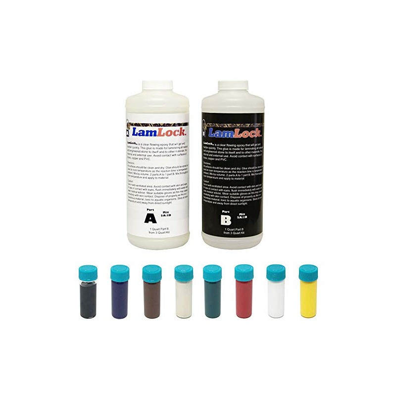 LamLock Flowing Epoxy 1.5 Quart Express - Clear Flowing Epoxy