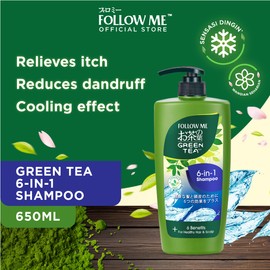 Follow Me Green Tea Shampoo 650ml (6-in-1)