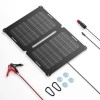 GRECELL 12V Solar Battery Charger Maintainer Portable Solar Panel Car