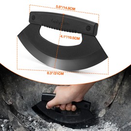 Onlyfire Kettle Grill Scraper, High Performance Professional Grill Scraper, BBQ Grill Accessories for Weber Kettle Grill 57 cm 47 cm and Other Similar Charcoal Grills