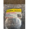 Jones Stephens Bell Cleanout Cover Plate Plastic Chrome #14 1-3/8