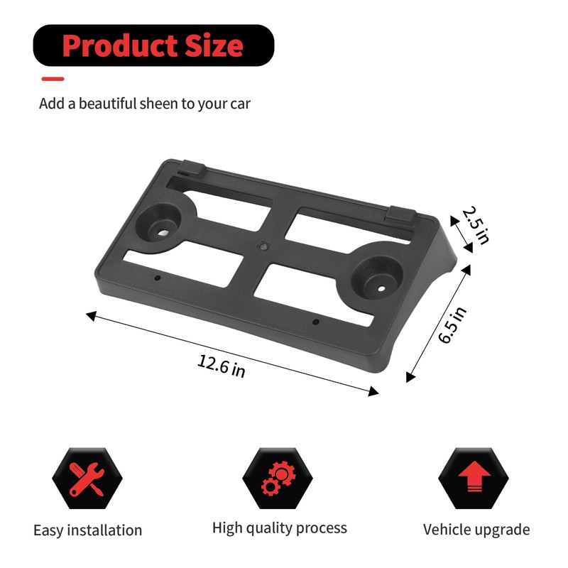 RT-TCZ License Plate Holder Front License Plate Frame Mount Bracket