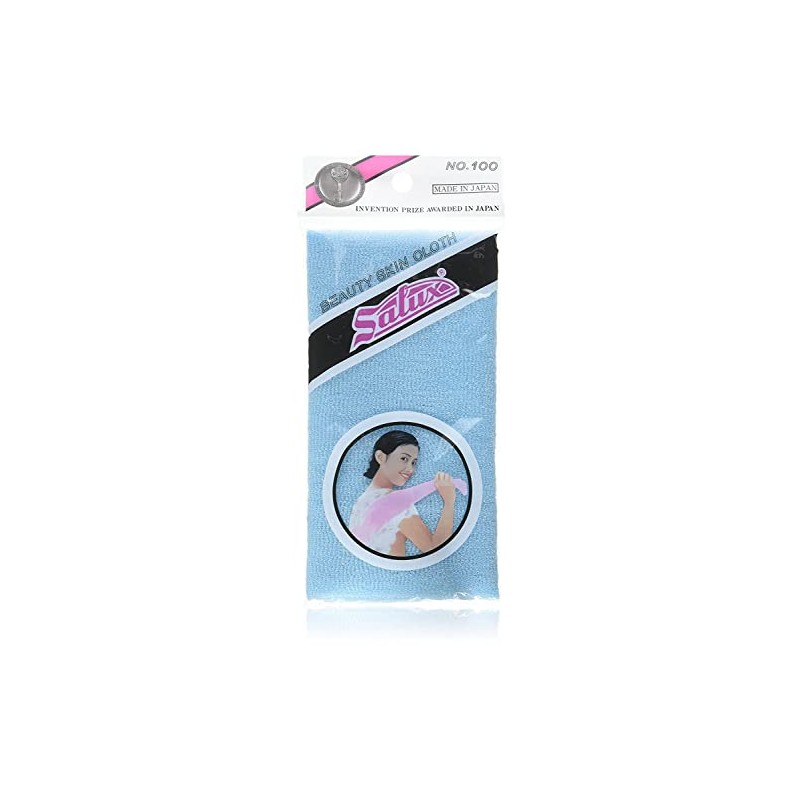 Salux Nylon Japanese Beauty Skin Bath Wash Cloth/towel (3) Blue