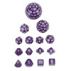 15pcs Polyhedral Dice Set 3 to 100 Sides Complete Polyhedral