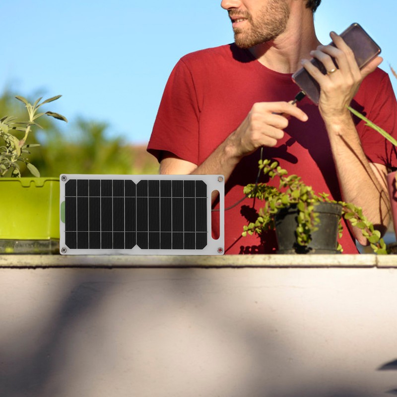 12W Solar Panel Monocrystalline Silicon Waterproof Portable Solar Panel with